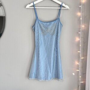 Delia’s x Dolls Kill light blue party dress